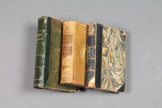 1 volume "Britaine" half leather bound, 1 volume "The Works of Old Tennyson, leather bound, 1 volume Emile Zola "Germinal" half leather bound 