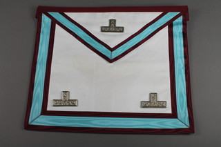 A Masonic Mark Master Masons apron