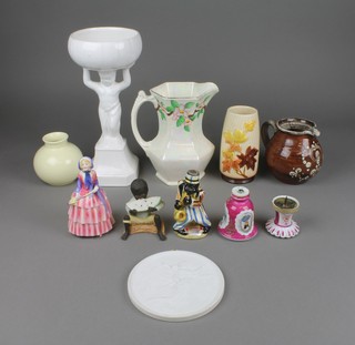A Royal Doulton figure - Biddy HN1513 5" and minor decorative china 