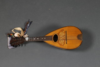 A 8 stringed mandolin, 1 string missing