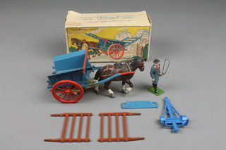 A Britains model farm cart - Tumbrel No.4F, boxed