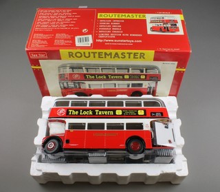 A Sun Star limited edition Route Master double decker bus