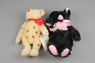 A Steiff limited edition teddy bear - Zooty 9 1/2", with certificate and 1 other Steiff Sommer 2007 10", both boxed 