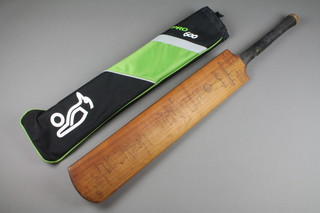 Cricket, an autographed A B Warsop Henden cricket bat, bearing the signatures of the England West Indies touring side of 1950