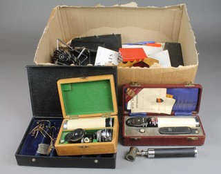 A collection of various ophthalmic equipment 