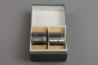 A pair of plain silver napkin rings Sheffield 1936, approx 62 grams