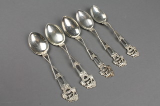 5 Southern Rhodesia defence forces teaspoons