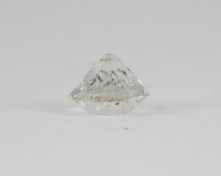 A mine cut loose diamond, approx 0.75ct