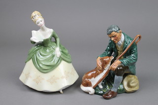 2 Royal Doulton figures - The Master HN2325 6" and Soiree HN2312 8" 