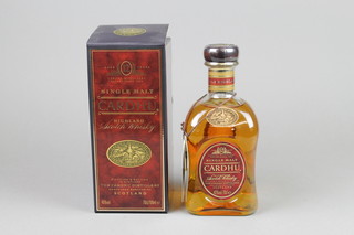 Cardhu, a 70cl bottle of 12 year old malt whisky