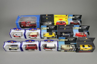 5 Oxford diecast models of commercial vehicles, 4 Classic Model collector's cars and other various toy cars