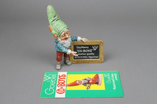 A Goebel advertising figure of a standing gnome - The Merry Co-Boys WELL.516.1971 9" 