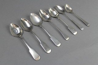 7 silver teaspoons