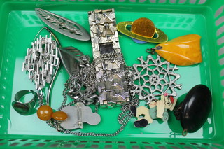 A quantity of 1960's and other costume jewellery 