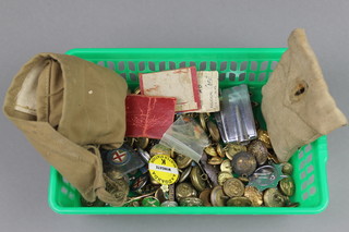 Group.  World War Two 1939-45, Burma, Italy, Atlantic Stars, BWM. a piece of shrapnel and minor badges 