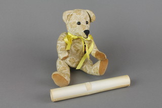 A Bransgore limited edition bear complete with certificate 9" 