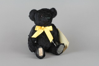 A Deans limited edition black Rag Book bear 12"  