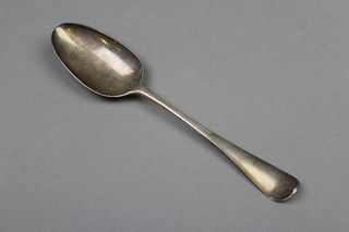 An early Georgian shell back table spoon