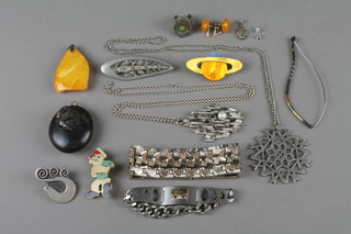 A quantity of 1960's and other costume jewellery 