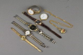 A collection of modern wristwatches