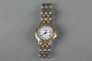 A lady's Raymond Weil Tango bi-metallic wristwatch