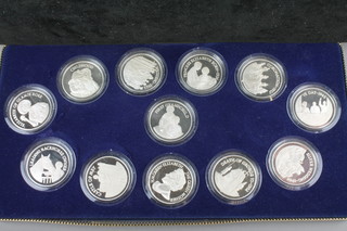 A Birmingham Mint Sterling Crown Collection "H M Queen Elizabeth The Queen Mother" approx. 312 grams