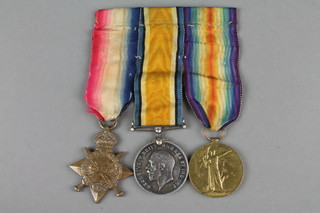 A trio of medals to 210697 Pte. W. S. Hollister. Wilts R. 