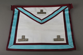 A Masonic Mark Master Masons apron