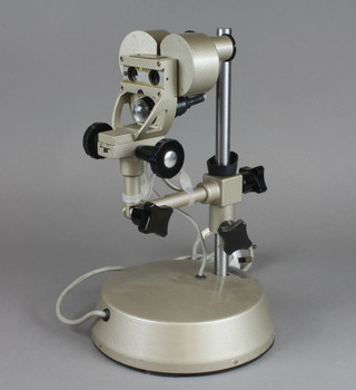 A Prior binocular inspection microscope marked 53634