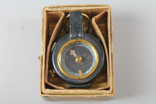 A military prismatic compass by E R Watts & Sons no.2753 Mk 1X