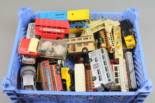 A collection of model buses etc 