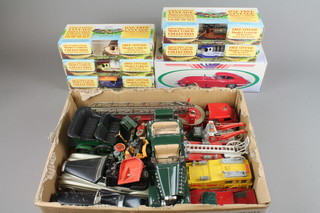 5 Co-op vintage models, boxed, together with a collection of various models of cars 