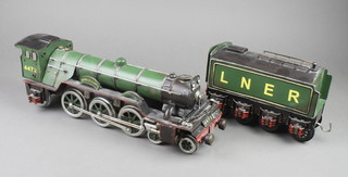 A pressed metal model of The Flying Scotsman 26"