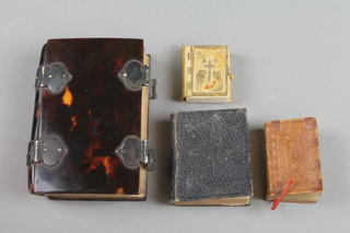 A 1772 Book of Common Prayer and The Adminiftration of the Sacrament and other Rites and Ceremonies of The Church printed by C Eyre & W Stretham, a miniature Book of Common Prayer and 2 miniature bibles