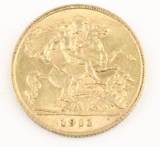 A half sovereign 1911