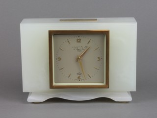 Elliott, an 8 day timepiece retailed by Garrards contained in a marble case