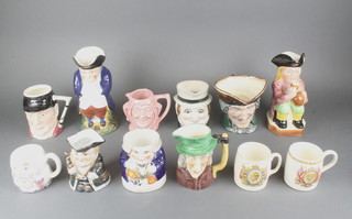 A Royal Doulton character jug Dick Turpin and 11 others