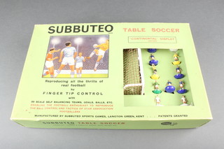 A Subbuteo table soccer Continental display edition, boxed