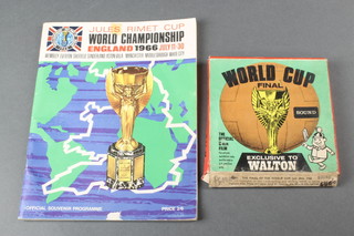 A 1966 World Cup brochure together with an official 8mm film "World Cup Final"