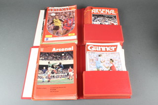 A quantity of various Arsenal Football club match programmes 