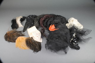 A quantity of various feathers