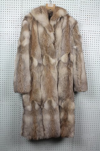 A lady's full length fur coat 
