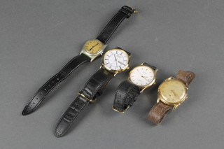 A 1960's Olmar gentleman's gilt wristwatch with seconds at 6 o'clock