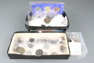 A quantity of European and other minor coins