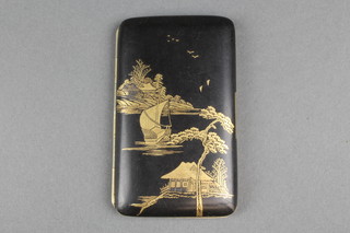 An early 20th Century Komai metalware cigarette case 