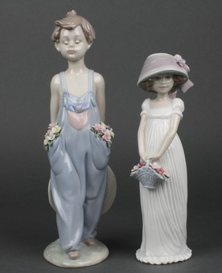 A 1997 Lladro Collectors Society figure - Pocketful of Wishes and a 2004 Lladro Special Event Creation figure - Little Lady, boxed 