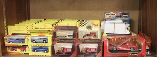 32 Shell sports cars, boxed, 6 Matchbox models of Yesteryear and other toy cars 
