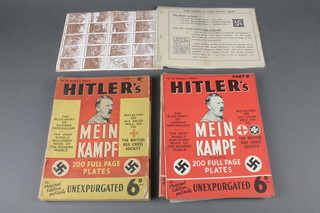 1 volume "Traditions of War Saving Stamps" together with 18 editions of Hitler's Mein Kampf 