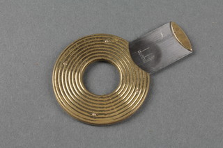 A Dunhill gilt circular cigar cutter