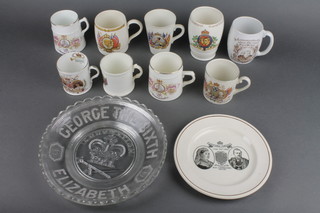 A collection of Victorian and later commemorative ware